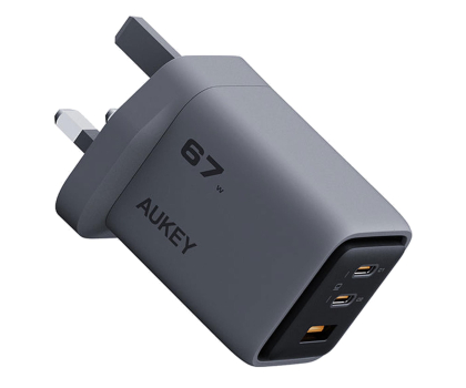 Ładowarka i akumulator AUKEY Ładowarka Comet Mix 3 67W PD GaN PA-C3